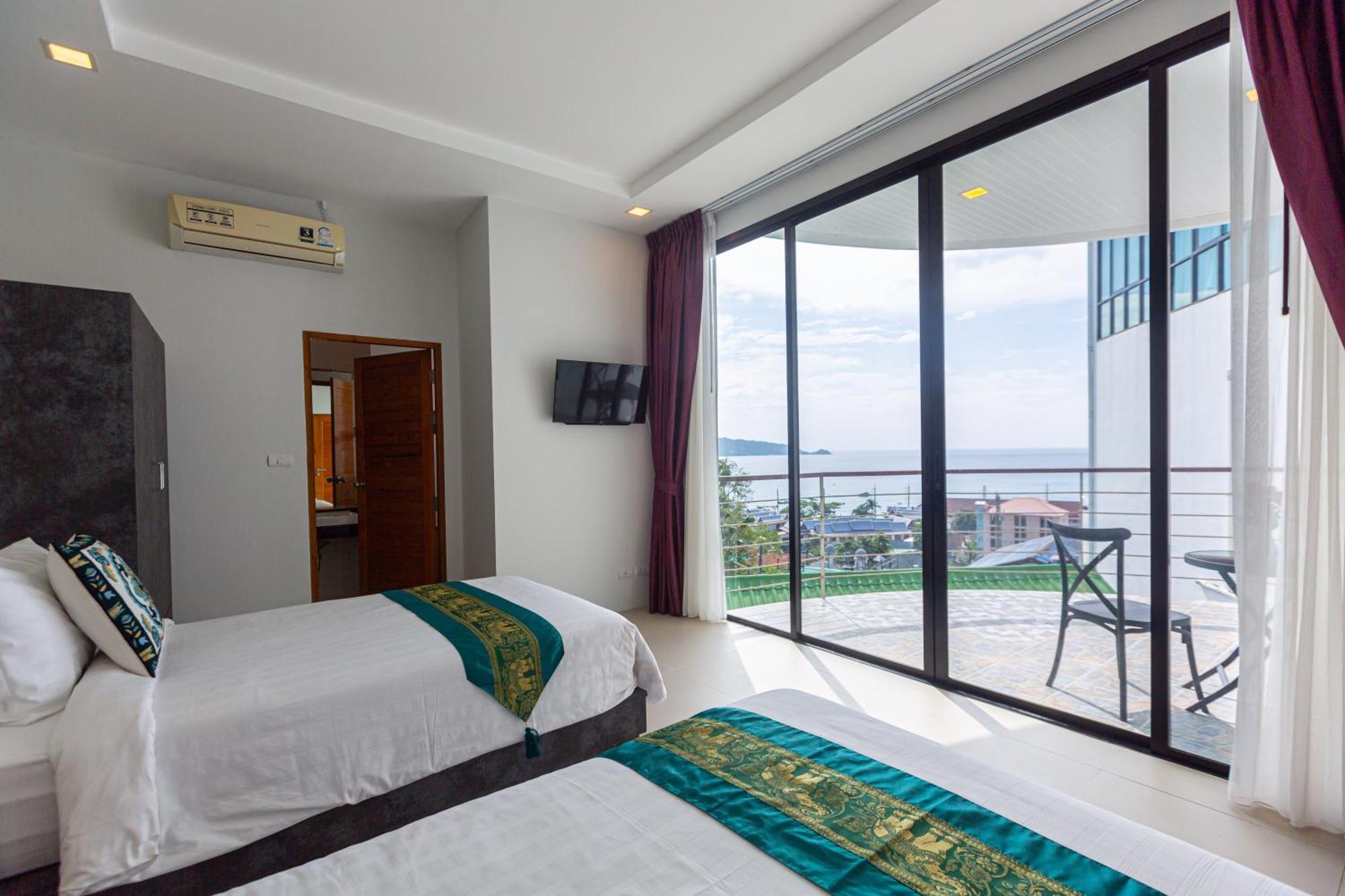 Hotel Rossarin Sea View Patong Exterior foto